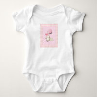 Petite fille Bunny Nursery Imprimer - Rose En vich