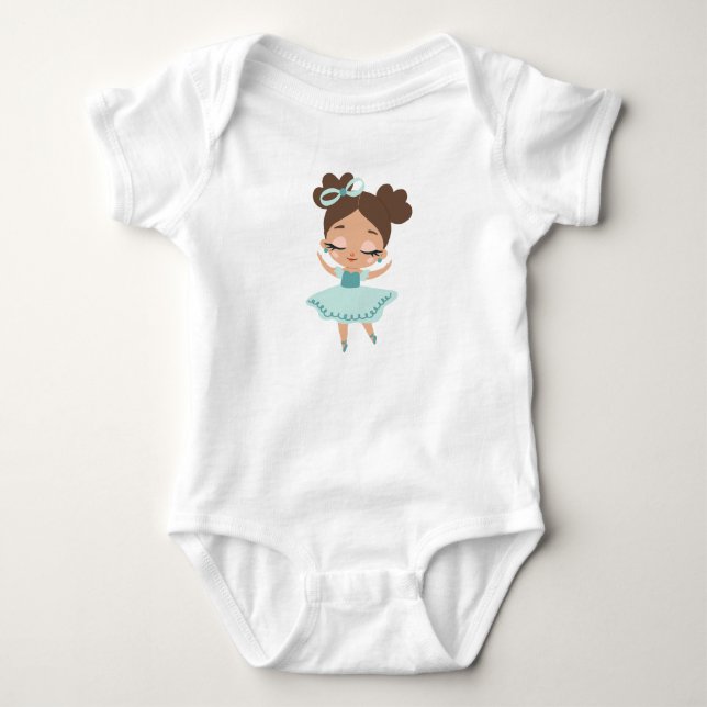 Body Petite fille, fille puissance blanche (Devant)