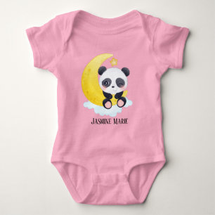 Body petite fille mignonne ajouter nom panda ours