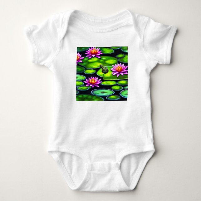 Body Petite grenouille sur Lily Pad (Devant)
