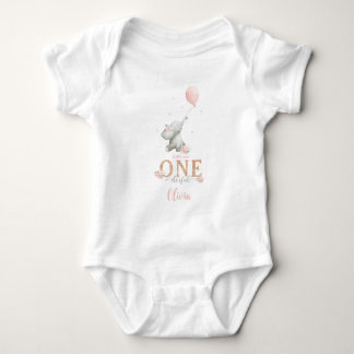Body Petite Mademoiselle Merveilleux Éléphant 1er Anniv
