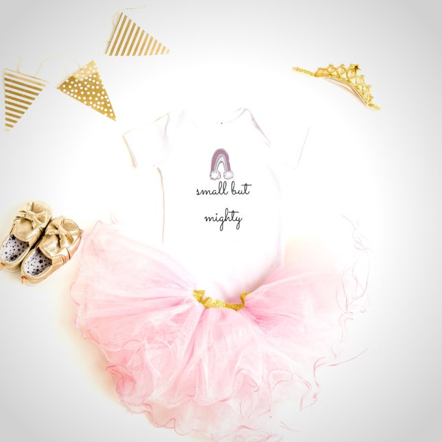 Body Petite mais puissante fille arc-en-ciel rose (Créateur téléchargé)