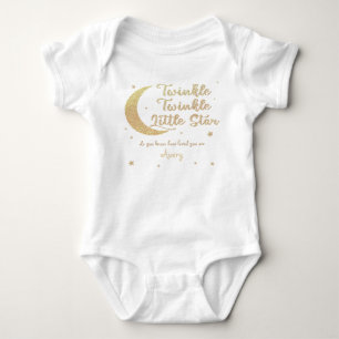 Body Petite parties scintillant imprimée en étoile Tw