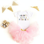 Body Petite princesse de papa Personnalisé mignonne fil<br><div class="desc">Petite princesse de papa Coutume fille mignonne Couleur bébé</div>