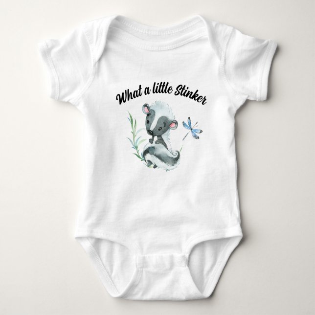 Body Petite puante Skunk Animal bébé Bodysuit (Devant)
