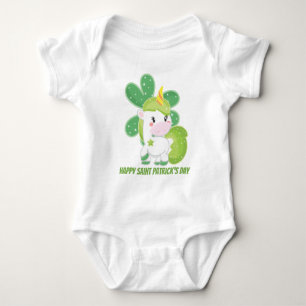 Body Petites filles Saint Patrick's Day licorn