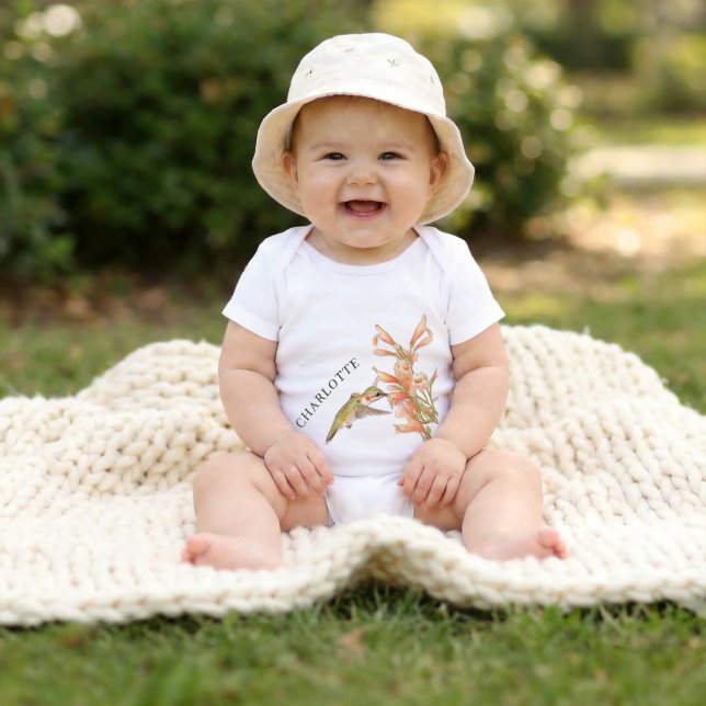 Body Petits pollinisateurs personnalisés Nectar doux (Personalized Little Pollinators Sweet Nectar Baby Bodysuit)