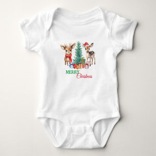 Body Petits rennes Fawn Père Noël Joyeux Noël