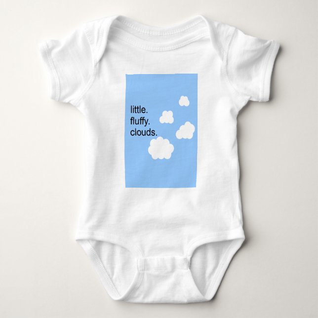 Body peu. pelucheux. nuages (Devant)