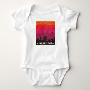 Body Philadelphie Vintage Philly Pennsylvania Skyline