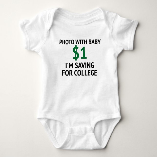 Body Photo avec la combinaison du bébé $1 (Devant)
