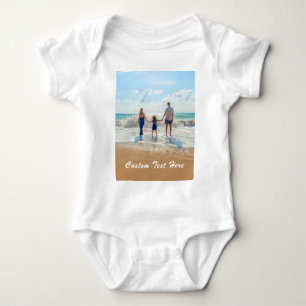 Body Photo personnalisée Bodysuit bébé Vos photos et te