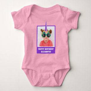 Body Photo personnalisée pour enfant Joyeux Anniversair