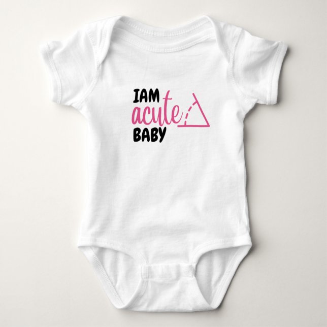 Body phrases drôles Cadeau, Math Baby Bodysuit (Devant)