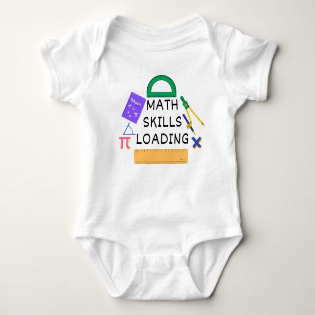 Body phrases drôles Cadeau, Math Baby Bodysuit (Devant)