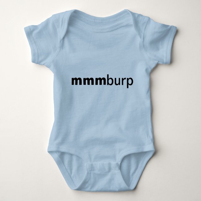Body Pièce en t Hanson-inspirée de bébé de "Mmmburp" - (Devant)