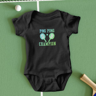 Body Ping Pong Champion Monogrammed Baby Bodysuit
