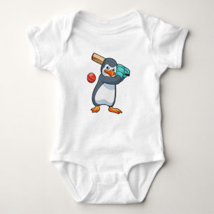 Body Pingouin au cricket avec chauve-souris de cricket