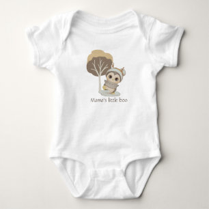 Body Pingouin Boho hiver avec combinaison Texte Bébé