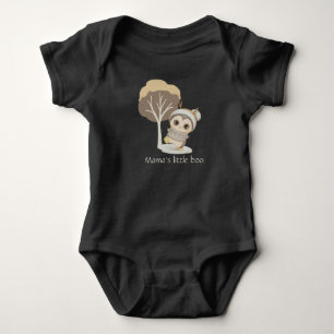 Body Pingouin Boho hiver avec combinaison Texte Bébé