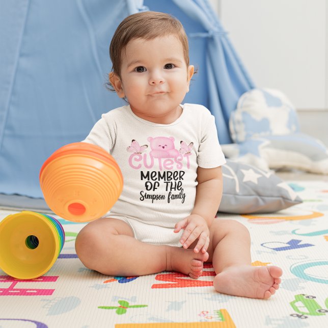 Body Pink Cutest membre de la famille (Créateur téléchargé)