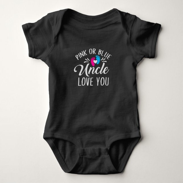 Body Pink or blue Uncle loves you (Devant)