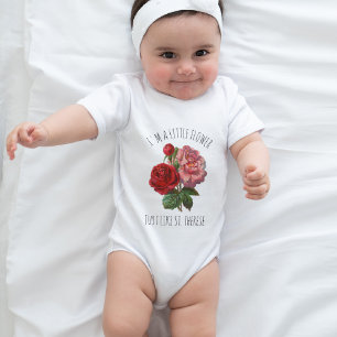 Body Pink Rose St. Therese Religious Cute  Floral Baby 