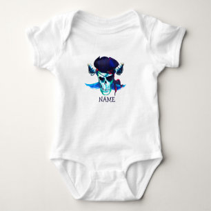 Body Pirate d'anniversaire Pirate Skull bébé Bodysuit