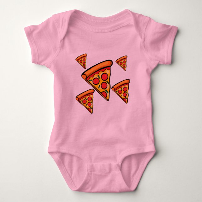 Body Pizza Friday Design - Bodysuit Baby Jersey (Devant)