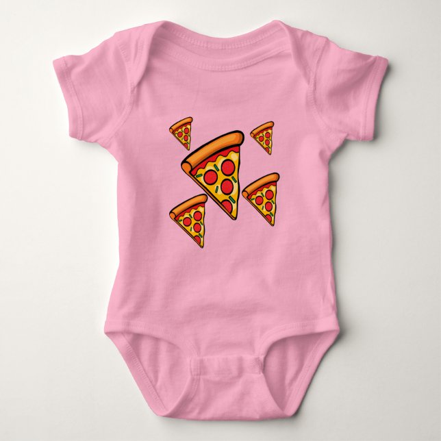 Body Pizza Friday Design - Bodysuit Baby Jersey (Devant)