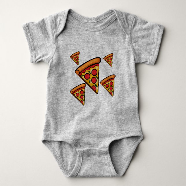 Body Pizza Friday Design - Bodysuit Baby Jersey (Devant)