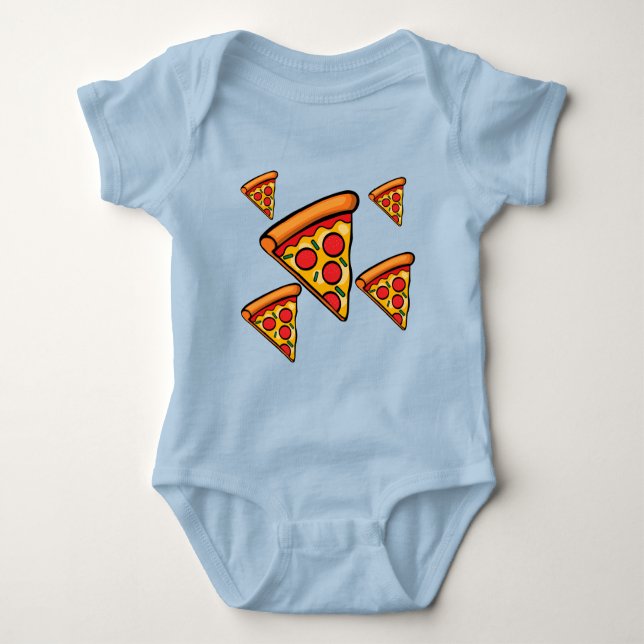 Body Pizza Friday Design - Bodysuit Baby Jersey (Devant)