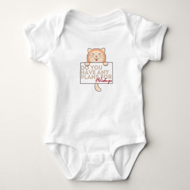 Body Plan de vacances en costume bébé (Devant)