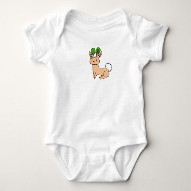 Body Plante Bébé Jackalope Top (Devant)