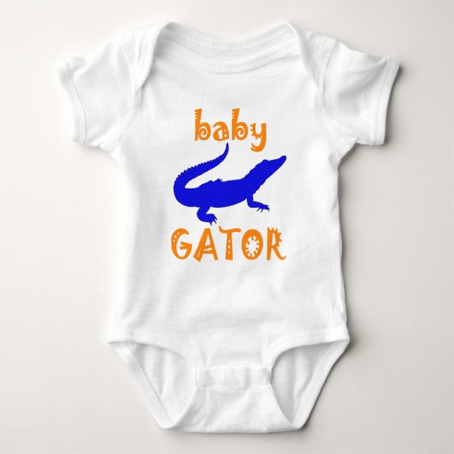 Body plante grimpante d'ALLIGATOR de bébé (Devant)