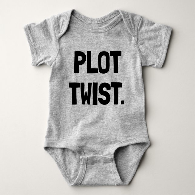 Body Plot Twist nouveau-né cadeau bébé (Devant)