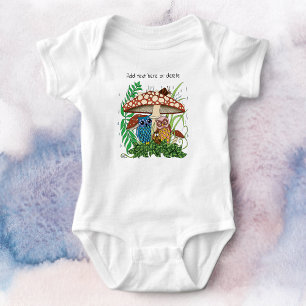 Body Pluie de champignons de la famille de la chouette