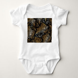 Body Plumes de paon : Dessin Artistique à main levée.