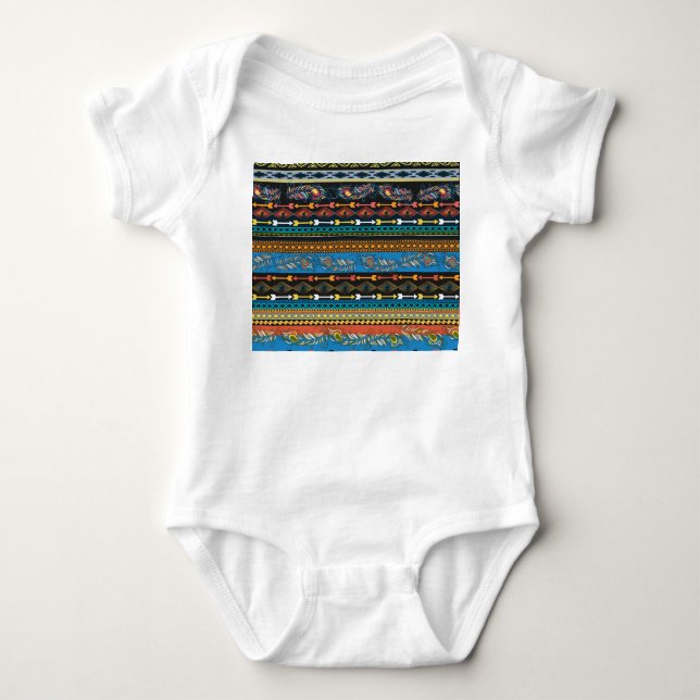 Body Plumes ethniques : Broderie Boho Chic (Devant)