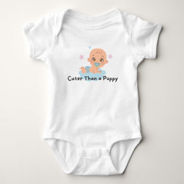 Body 👶 "Plus mignon qu'un chiot" 🐾 💖 (Devant)