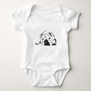 Body Pochoir britannique de bouledogue