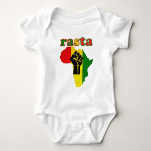Body Poing de puissance noire de Rasta au-dessus de