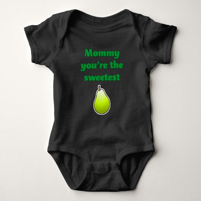 Body Poire verte douce (Devant)