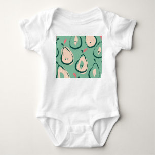Body Poires d'été : motif de fruits frais.