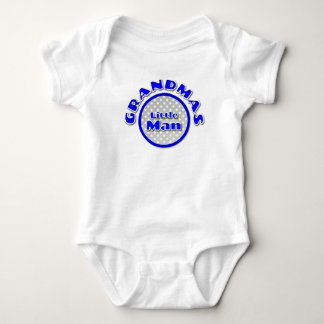 Body Polka bleu rétro Grandmas Petit Homme Creeper