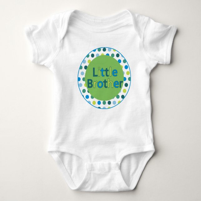 Body Polka Dot Little Brother Chemise ou Bodysuit (Devant)