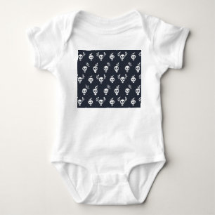 Body Polka du crâne : Motif humoristique botanique