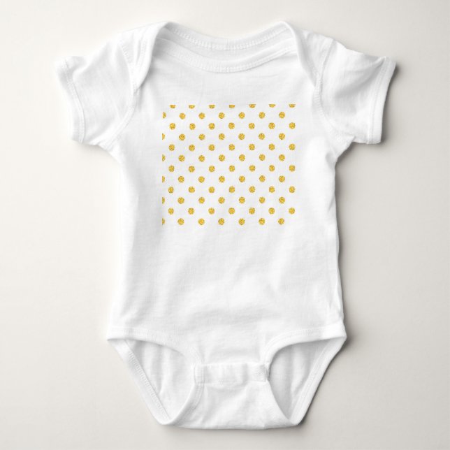Body Polka Gold Parties scintillant points Texture (Devant)
