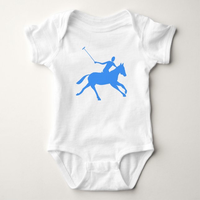 Body Polo - Bleu Bébé (Devant)