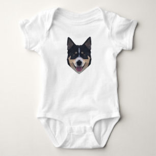 Body Polygon Art - Loups de chien - Animaux sucrés sauv